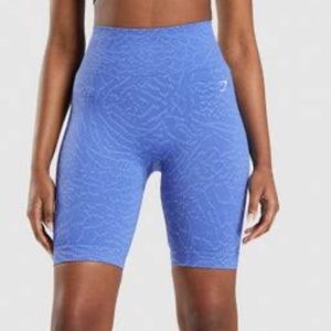 Gymshark Adapt Blue Butterfly Print Cycling Short